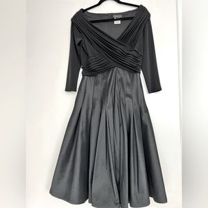 Timeless elegance. Tadashi Shouji mid-length fit and flare evening dress.